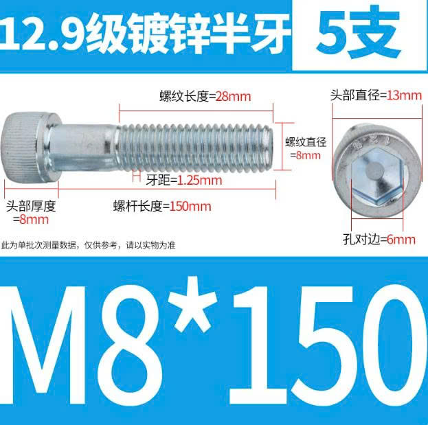Ốc lục giác M8 - Ảnh 2